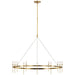 Visual Comfort Signature - PB 5032NB-CG - LED Chandelier - Overture - Natural Brass