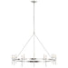 Visual Comfort Signature - PB 5032PN-CG - LED Chandelier - Overture - Polished Nickel