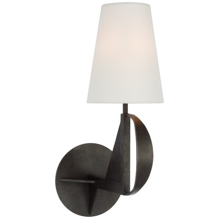 Visual Comfort Signature - TOB 2422AI-L - LED Wall Sconce - Auxerre - Aged Iron