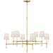 Visual Comfort Signature - TOB 5197HAB-L - LED Chandelier - Bryant - Hand-Rubbed Antique Brass