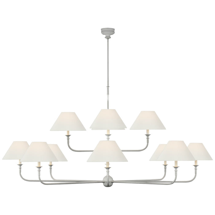 Visual Comfort Signature - TOB 5458PW-L - LED Chandelier - Piaf - Plaster White