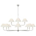 Visual Comfort Signature - TOB 5458PW-L - LED Chandelier - Piaf - Plaster White