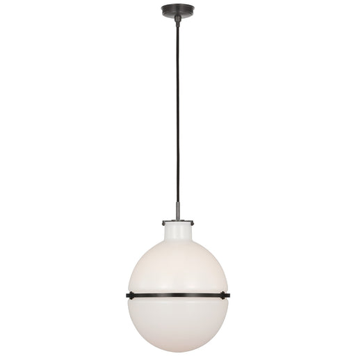 Visual Comfort Signature - TOB 5486BZ-WG - LED Pendant - Maxey - Bronze