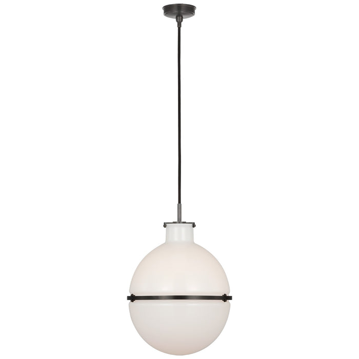 Visual Comfort Signature - TOB 5486BZ-WG - LED Pendant - Maxey - Bronze