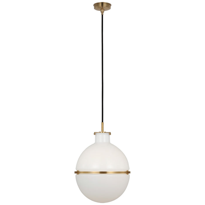 Visual Comfort Signature - TOB 5486HAB-WG - LED Pendant - Maxey - Hand-Rubbed Antique Brass