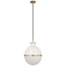 Visual Comfort Signature - TOB 5486HAB-WG - LED Pendant - Maxey - Hand-Rubbed Antique Brass