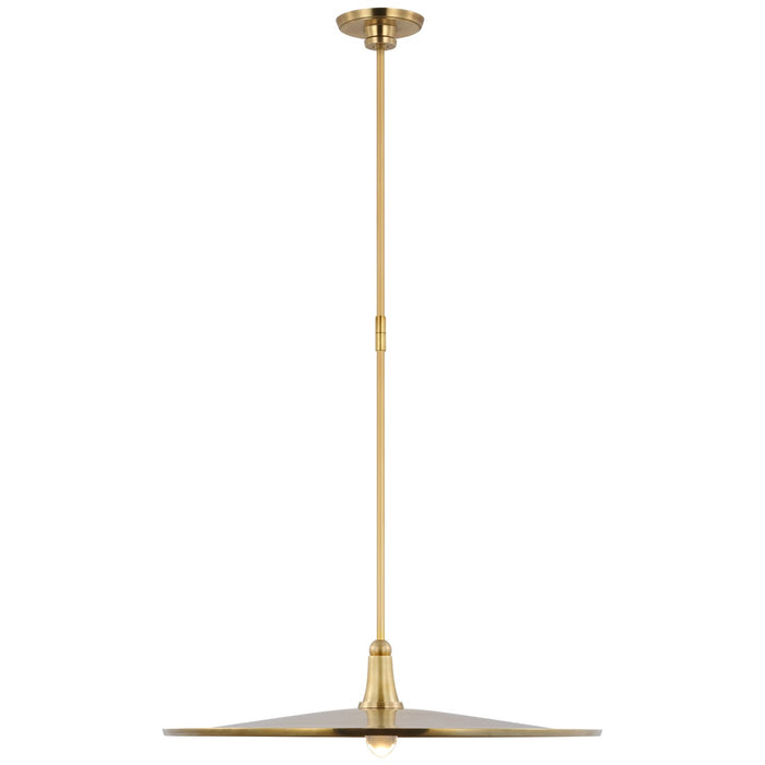 Visual Comfort Signature - TOB 5492HAB - LED Pendant - Truesdell - Hand-Rubbed Antique Brass