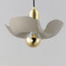 Maxim - 11391SGSBR - LED Pendant - Poppy - Silver Gold / Satin Brass