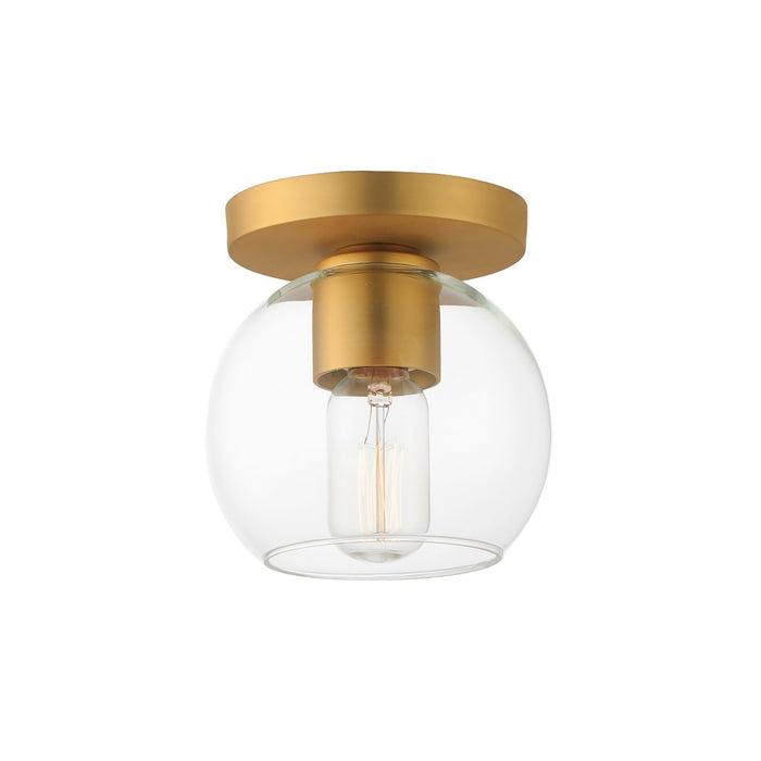 Maxim - 21630CLNAB - One Light Flush Mount - Knox - Natural Aged Brass