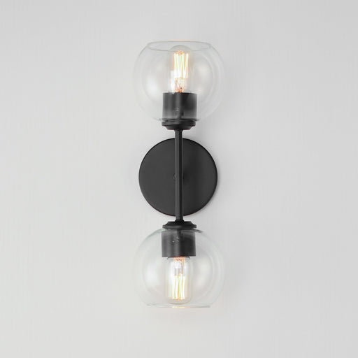 Maxim - 21632CLBK - Two Light Wall Sconce - Knox - Black