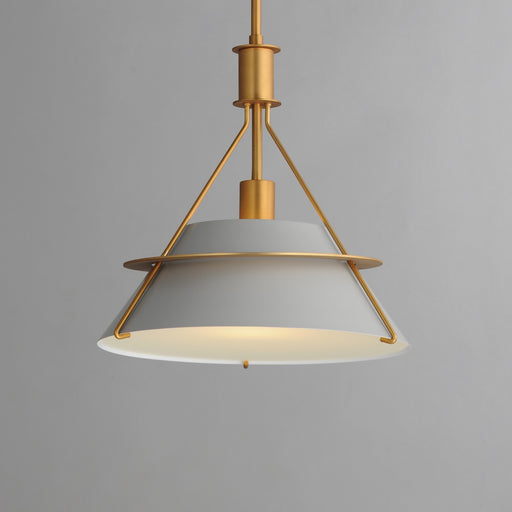 Maxim - 25221LFGNAB - One Light Pendant - Lucas - Natural Aged Brass