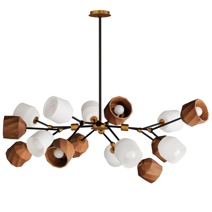 Maxim - 28279DBZAB - LED Pendant - Akimbo - Dark Bronze/Antique Brass