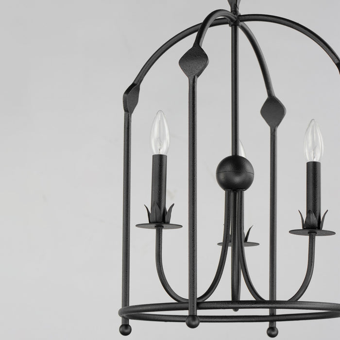 Maxim - 2884AR - Three Light Foyer Pendant - Paloma - Anthracite