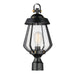 Maxim - 30629CDBKAB - One Light Outdoor Pier/Post Mount - Mariner - Black / Antique Brass