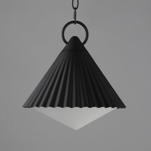 Maxim - 35131WTBK - One Light Pendant - Odette - Black