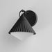 Maxim - 35132WTBK - One Light Wall Sconce - Odette - Black