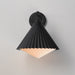 Maxim - 35136WTBK - One Light Wall Sconce - Odette - Black