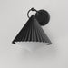 Maxim - 35136WTBK - One Light Wall Sconce - Odette - Black