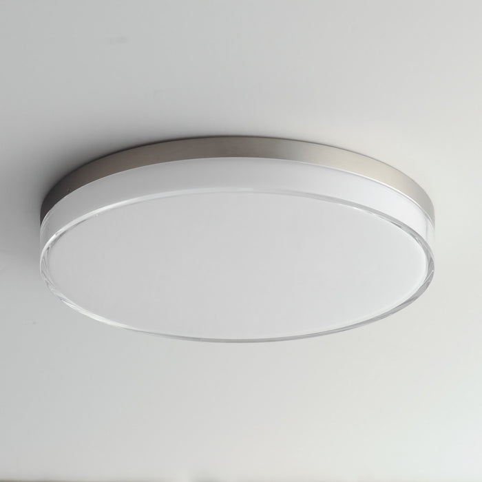 Maxim - 59764CLFTSN - LED Flush Mount - Edge - Satin Nickel