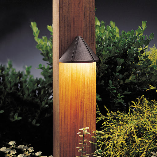 Kichler - 15065AZT - One Light Landscape Deck - Six Groove - Textured Architectural Bronze