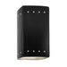 Justice Designs - CER-0925-CRB - Lantern - Ambiance - Carbon - Matte Black