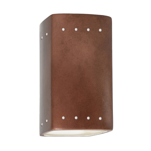 Justice Designs - CER-0925W-ANTC-LED1-1000 - LED Lantern - Ambiance - Antique Copper