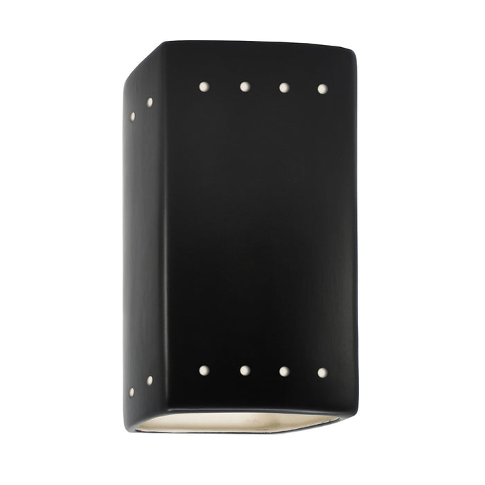 Justice Designs - CER-0925W-CRB - Lantern - Ambiance - Carbon - Matte Black