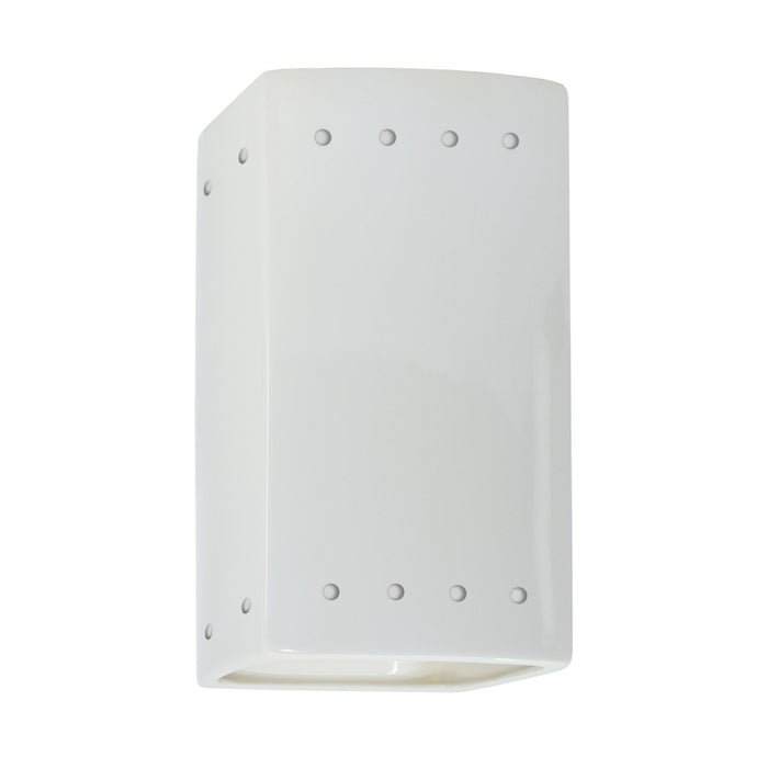 Justice Designs - CER-0925W-WHT - Lantern - Ambiance - Gloss White