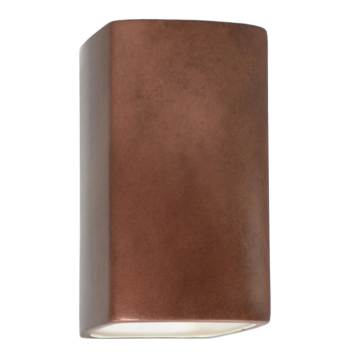 Justice Designs - CER-0950W-ANTC-LED1-1000 - LED Lantern - Ambiance - Antique Copper