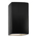 Justice Designs - CER-0950W-CRB - Lantern - Ambiance - Carbon - Matte Black