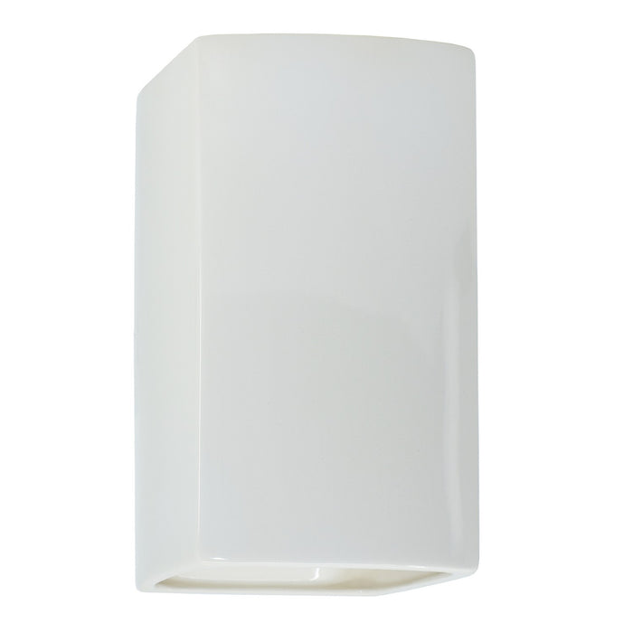 Justice Designs - CER-0950W-WHT - Lantern - Ambiance - Gloss White