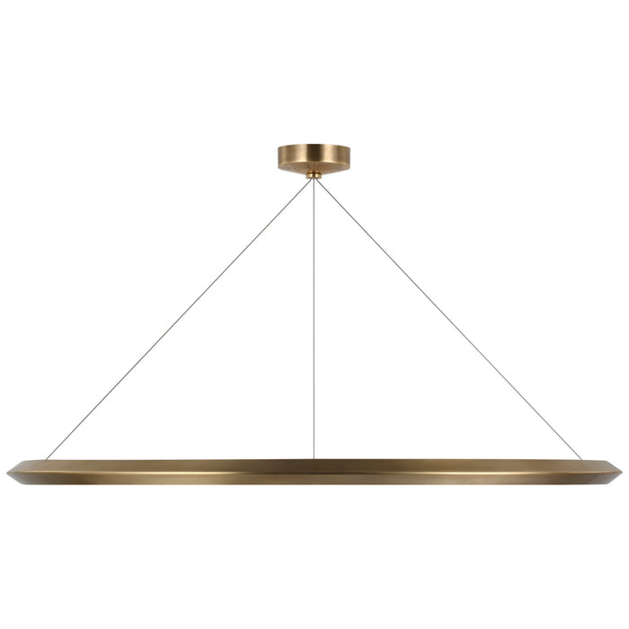 Visual Comfort Signature - PB 5152NB - LED Chandelier - Encircle - Natural Brass