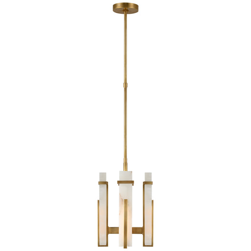 Visual Comfort Signature - S 5910HAB-ALB - LED Chandelier - Malik - Hand-Rubbed Antique Brass