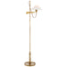 Visual Comfort Signature - SP 1505HAB-L - One Light Floor Lamp - Hargett - Hand-Rubbed Antique Brass