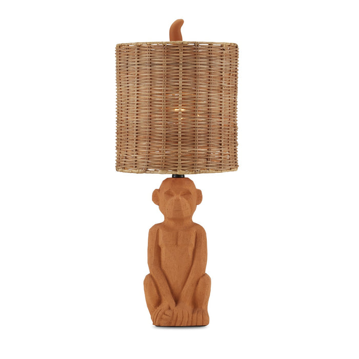 Currey and Company - 6000-0850 - One Light Table Lamp - King Louie - Terracotta