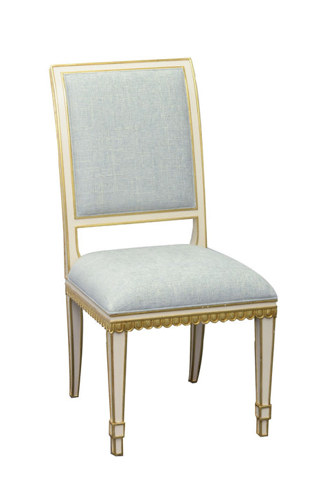 Currey and Company - 7000-0153 - Chair - Ines - Ivory/Antique Gold