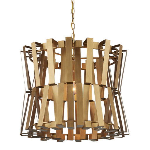 Currey and Company - 9000-1079 - One Light Chandelier - Chaconne - Brass