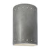 Justice Designs - CER-0990W-ANTS-LED1-1000 - LED Lantern - Ambiance - Antique Silver