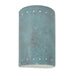 Justice Designs - CER-0990W-PATV - Lantern - Ambiance - Verde Patina