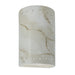 Justice Designs - CER-0990W-STOC - Lantern - Ambiance - Carrara Marble