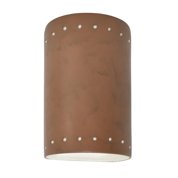 Justice Designs - CER-0990W-TERA - Lantern - Ambiance - Terra Cotta