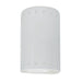 Justice Designs - CER-0990W-WHT - Lantern - Ambiance - Gloss White