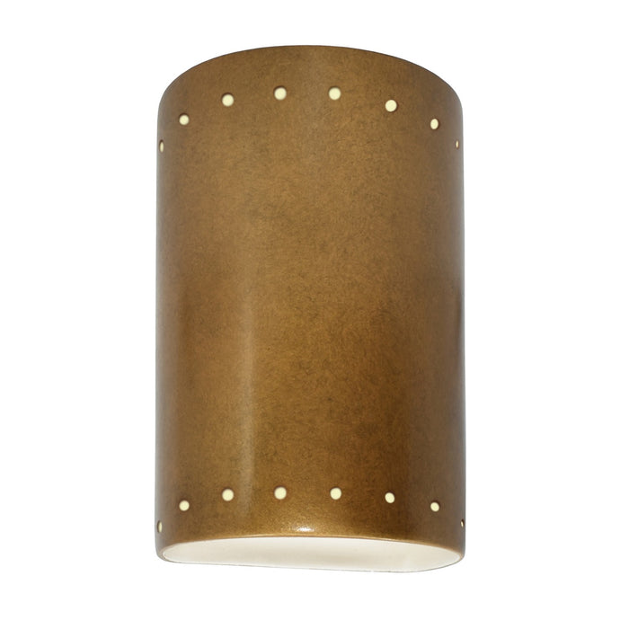 Justice Designs - CER-0995W-ANTG-LED1-1000 - LED Lantern - Ambiance - Antique Gold