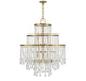 Savoy House - 1-1868-15-322 - 15 Light Chandelier - Luna - Warm Brass