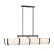 Savoy House - 1-2332-8-50 - Eight Light Linear Chandelier - Orleans - Black Cashmere