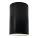 Justice Designs - CER-1260-CRB - Lantern - Ambiance - Carbon - Matte Black