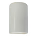 Justice Designs - CER-1260-MAT - Lantern - Ambiance - Matte White