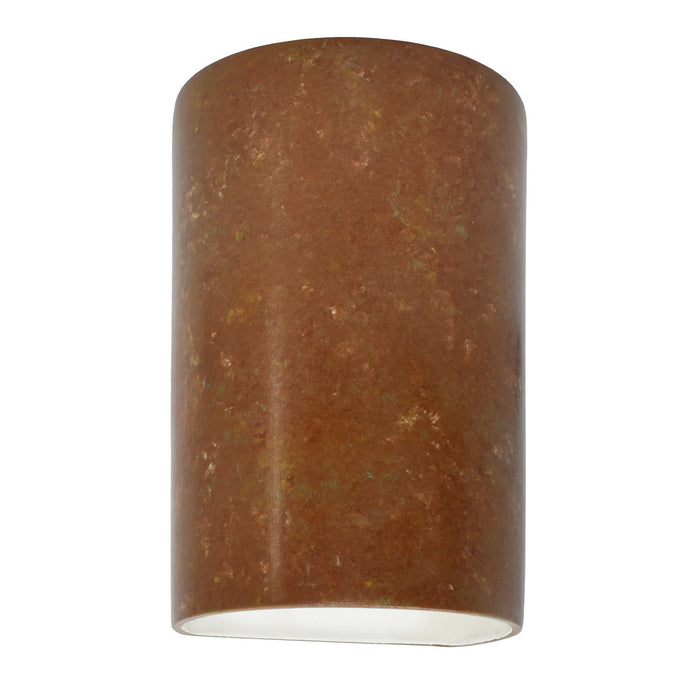 Justice Designs - CER-1260-PATR-LED1-1000 - LED Lantern - Ambiance - Rust Patina