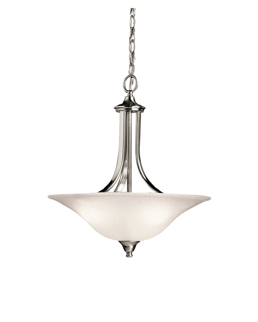 Kichler - 3502NI - Three Light Pendant/Semi Flush Mount - Dover - Brushed Nickel