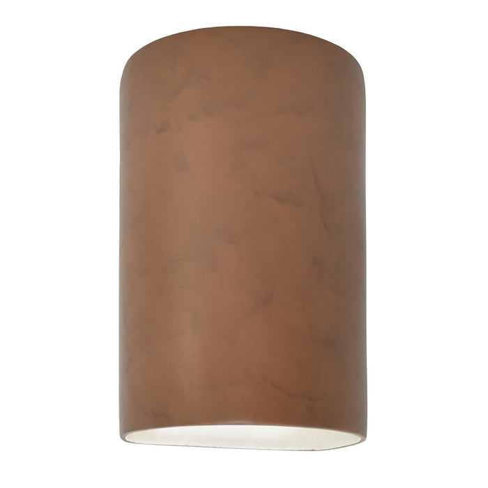 Justice Designs - CER-1265W-TERA-LED1-1000 - LED Lantern - Ambiance - Terra Cotta